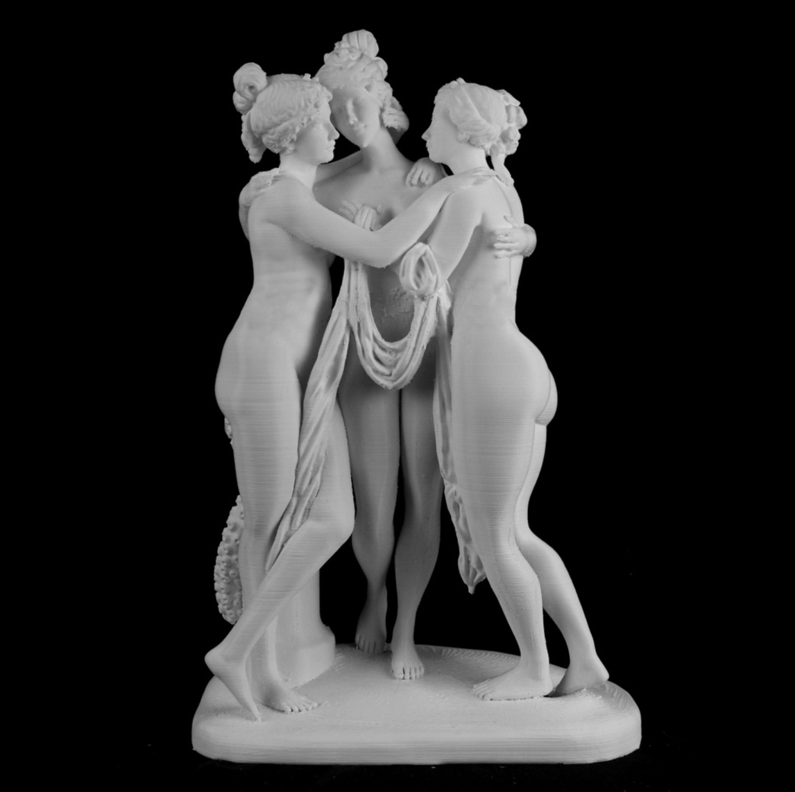 🇷🇺 As Três Graças no Museu Hermitage, Rússia・Arquivo STL Grátis